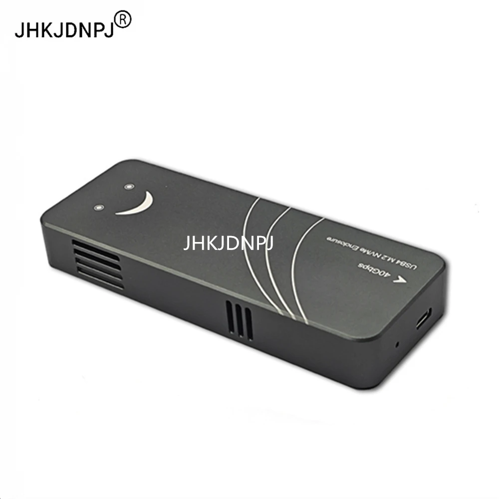 USB 4.0 Connector To NGFF M.2 Key-M NVMe Solid State Drive Enclosure SSD Case 40Gbps