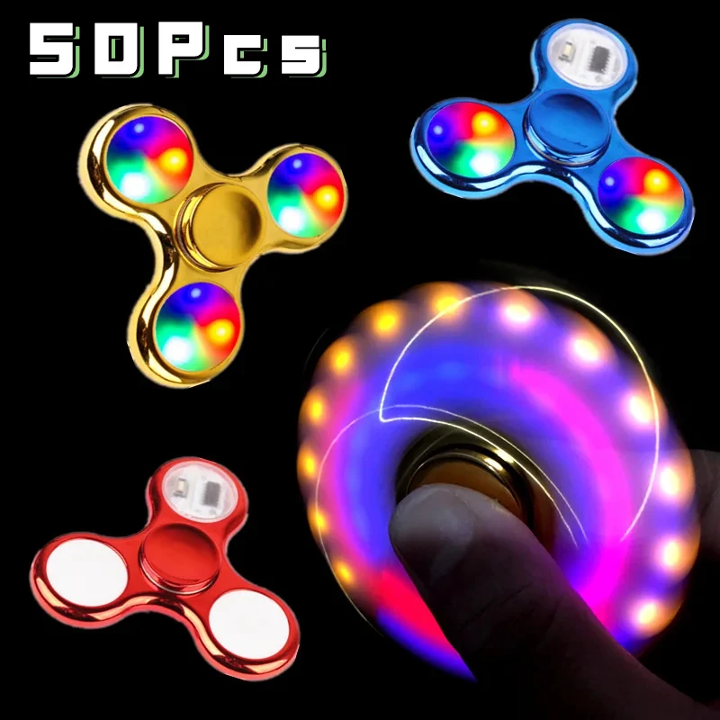 Heißes Weihnachts geschenk beleuchtetes Fingerspitzen-Gyroskop-Spielzeug mit erwachsener Palmen