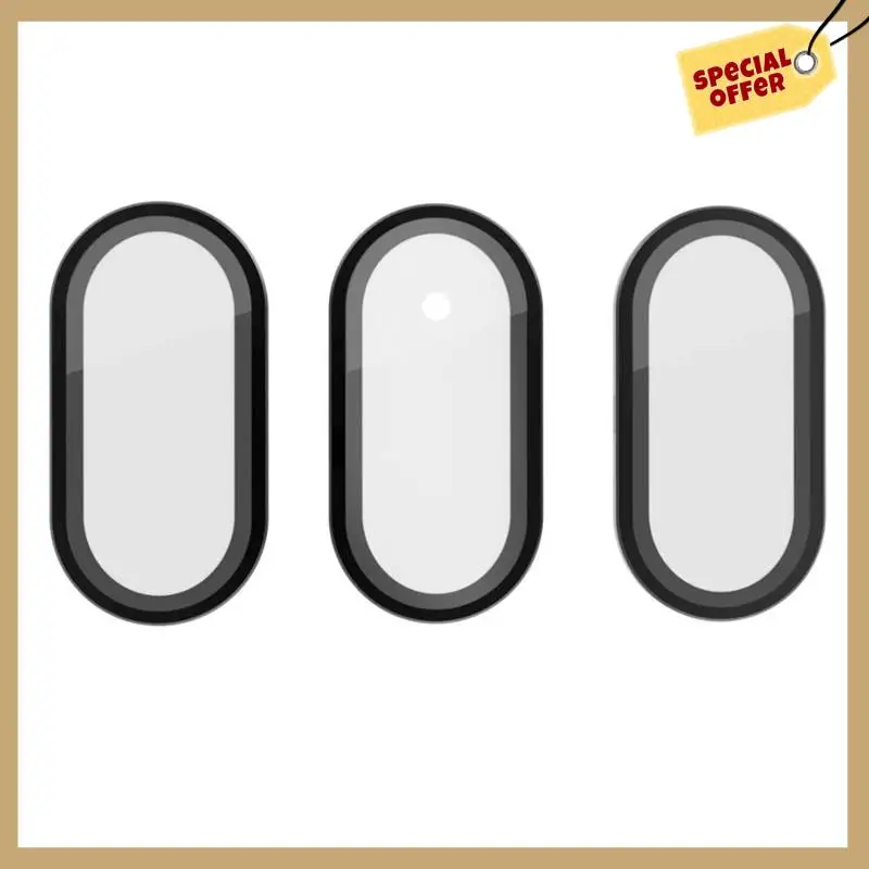 Stable Performance-3Pcs Tempered Glass For Meta Quest 3 Camera Lens Protector HD Lens Anti-Scratch Protective Film VR Accessorie