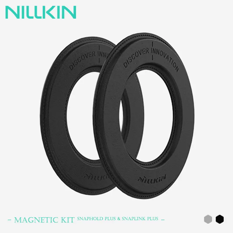 Kit Magnético NILLKIN MagSafe, 360 °   Suporte giratório de anel de metal, suporte antiderrapante para tablet, acessórios adesivos compatíveis com magsafe