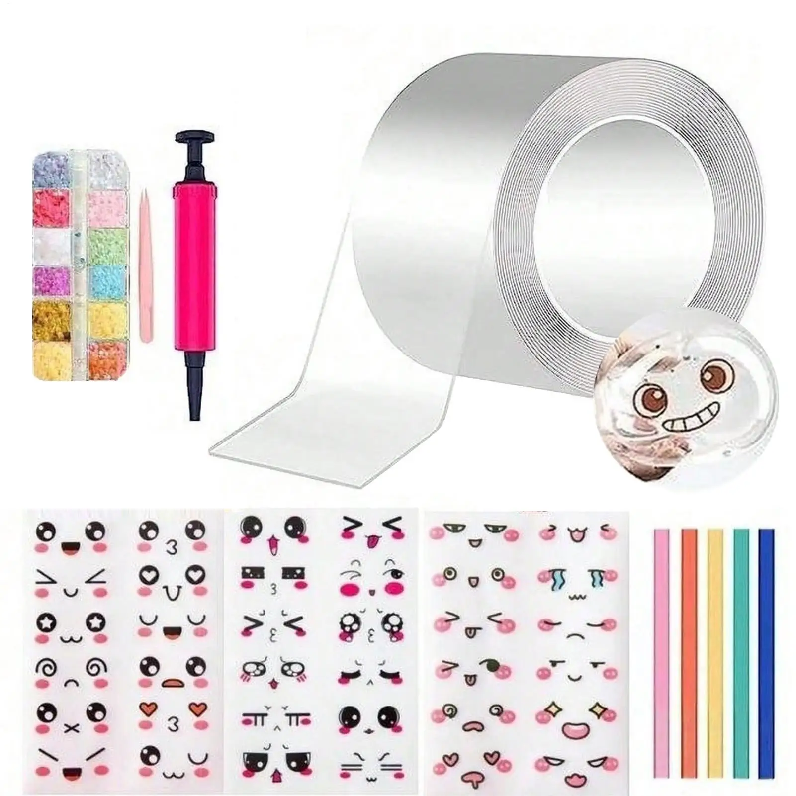 

Набор для выдувания пузырей из клейкой ленты: развлекательный набор для взрослых, семьи, студентов, учителей, для дома, офиса и путешествий