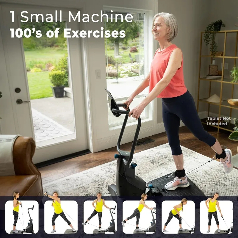 orm Home Gym Strength Trainer - Low-Impact Total Body Cable Resistance - TeeterMove Personal Training App