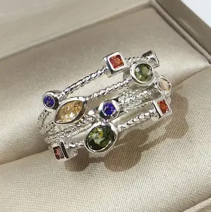 Echte 925er Silberringe für Damen, hohler Verlobungsring, Schmuck, Geschenk, Sterling Silber, Hochzeitsschmuck