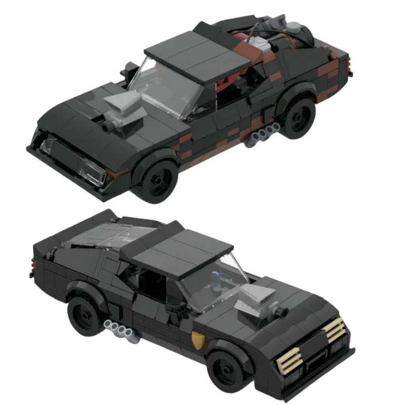 Maded Max V8 Interceptor Fury Road Speed Champions Technicial Racer Cars City Sports Vehicle Building Blocks Garage Toys Gift