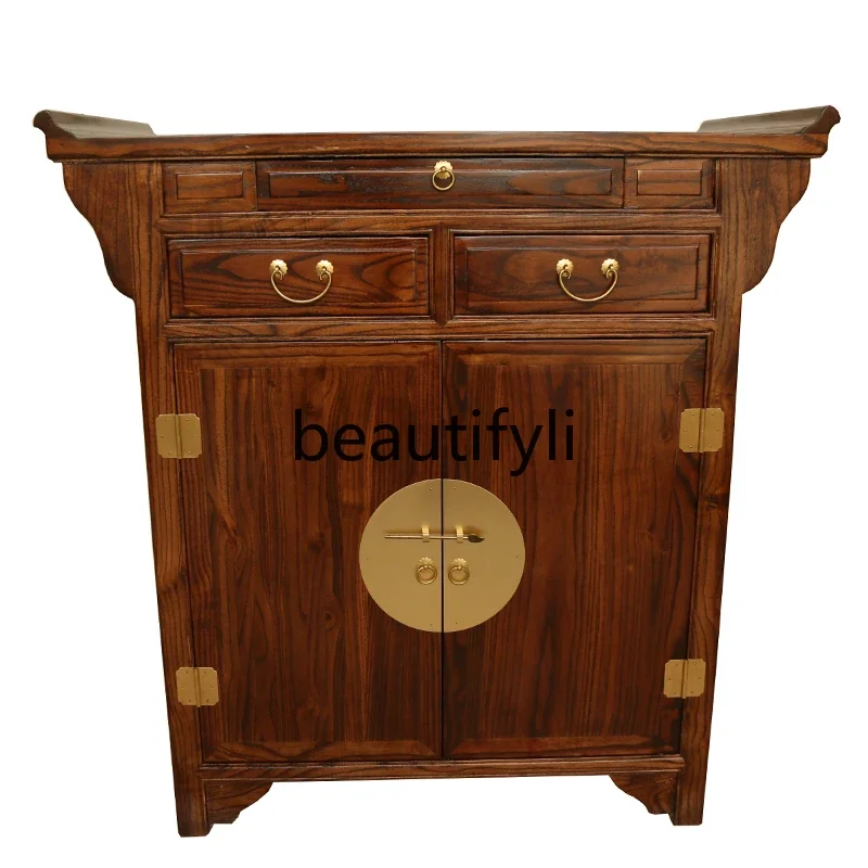 

New Chinese solid wood table incense case table household base heightened tribute table