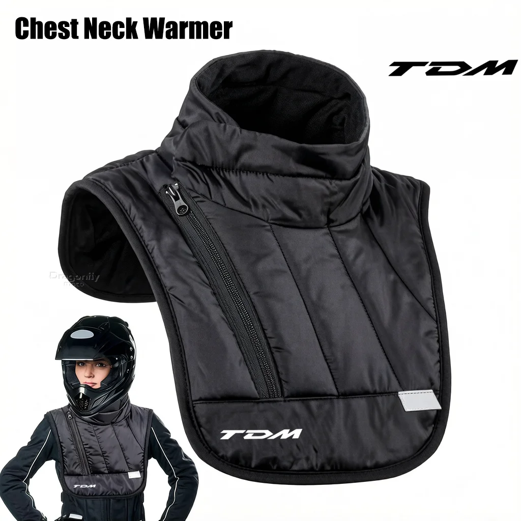 

Winter Keeping Warm Neck Scarf For Yamaha TDM 850 1991-2001 TDM 900 2002-2013 Motorcycle Rider Chest Neck Protector Windproof