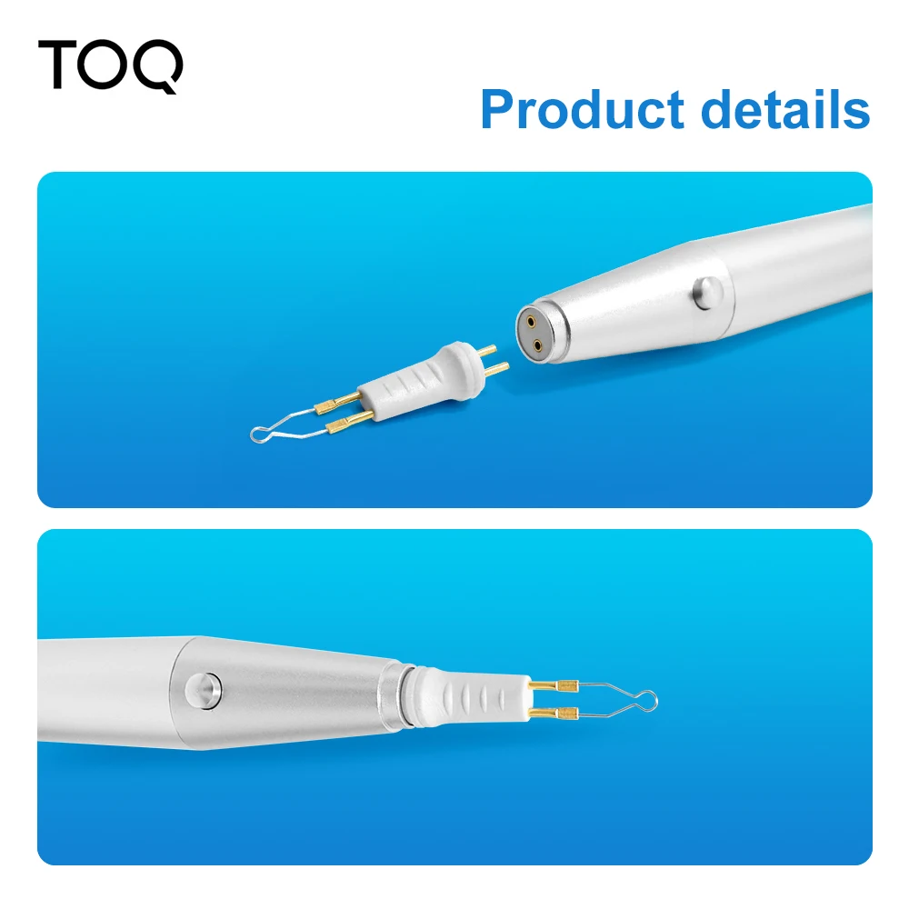 8 Tips Dental Gutta  Cutting Heated  Model Teeth and Gum Cutter Electrocoagulation Hemostatic Pen Root Canal Therapy Equipment