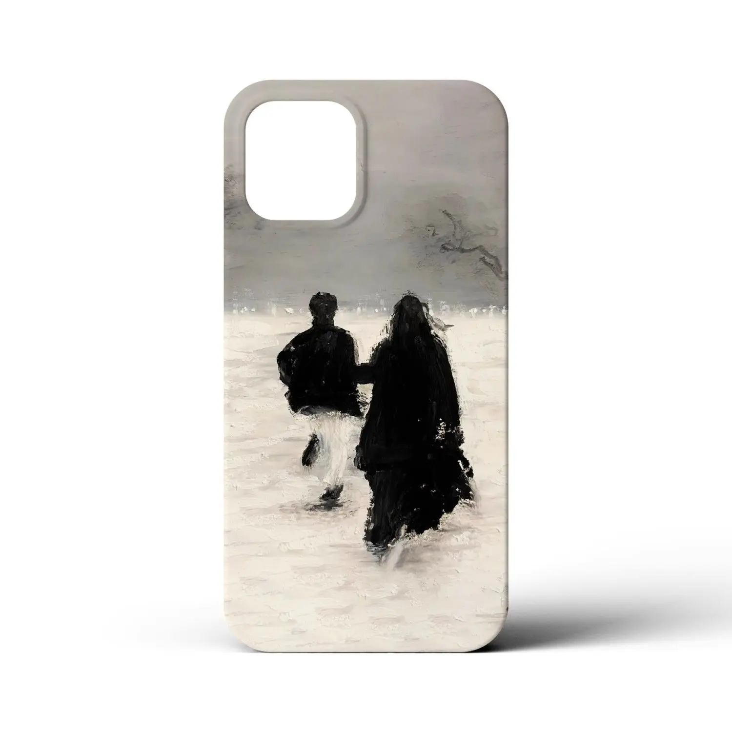 Couples Running Case for iPhone 15 14 13 Pro Max Back Phone Cover for 12 11 Pro Plus 8 7 X XS Acrylic Cover