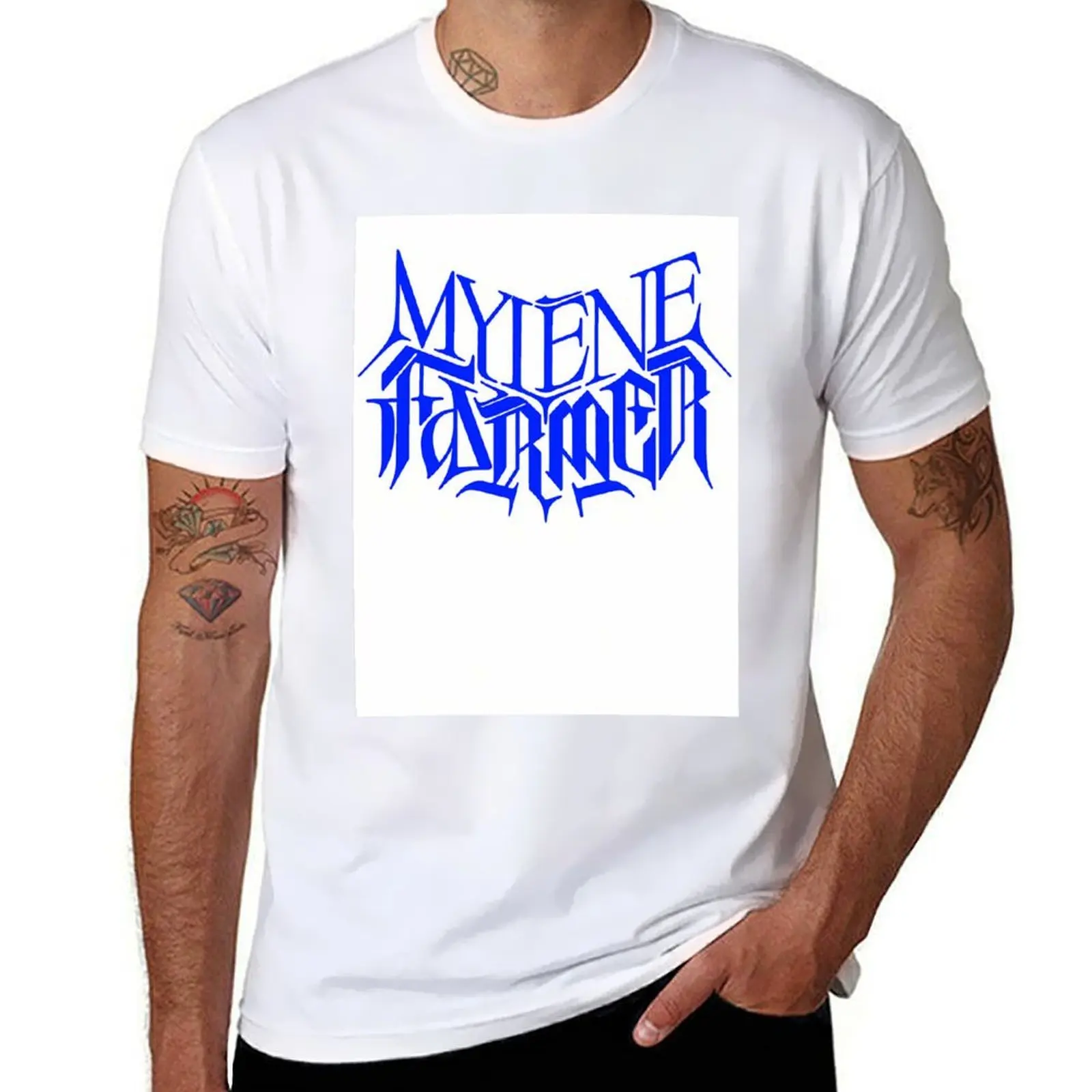 

MYLENE FARMER nevermore T-Shirt cotton t shirt man man t shirts for men T-Shirt