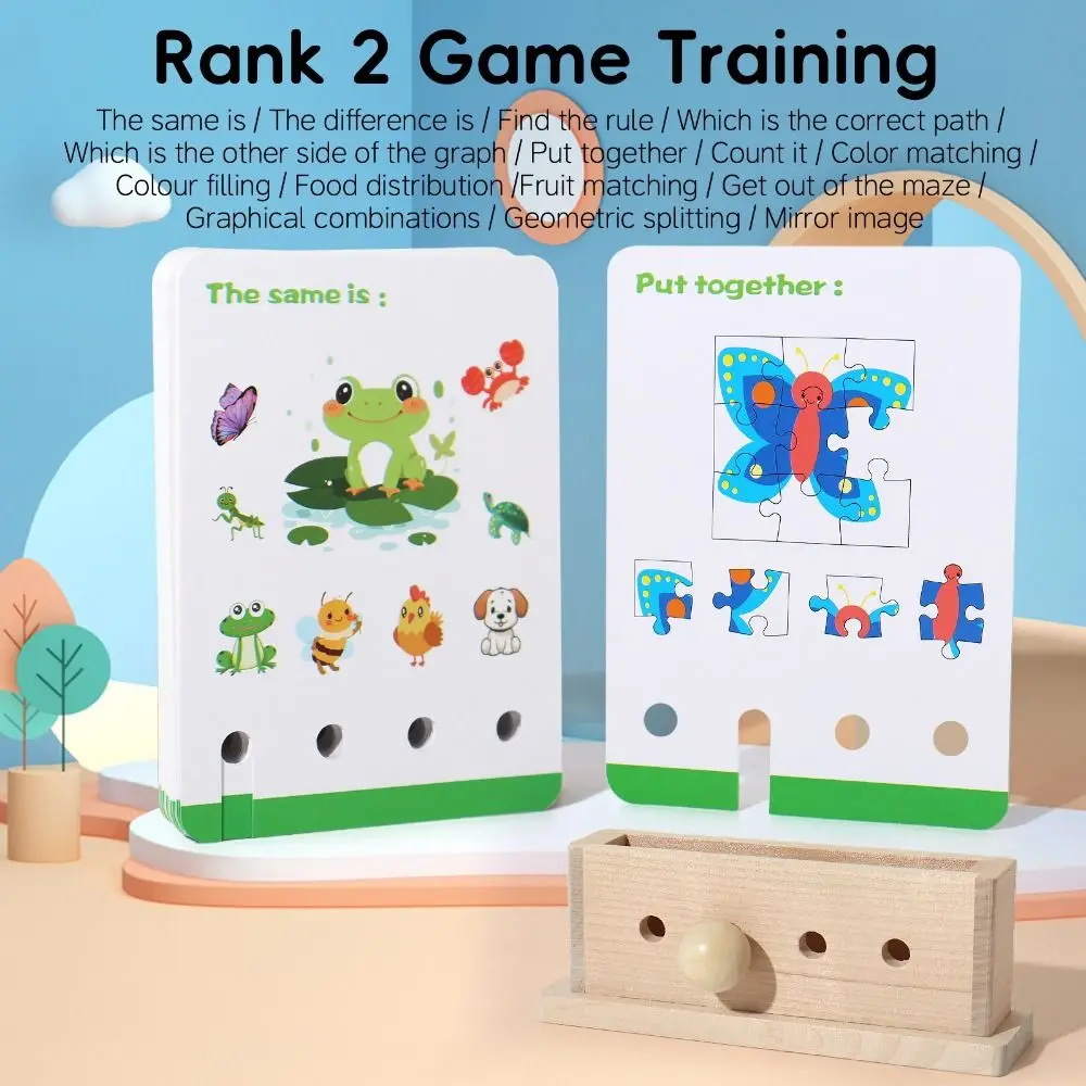 

Montessori English Logic Key Puzzle Game Matching Game Early Educational Logic Key Thinking Training Intelligence 3D