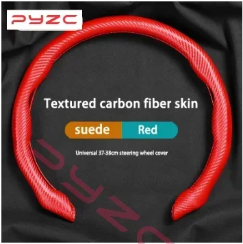 Car Suede Steering Wheel Cover Sweat-absorbin For Hyundai Elantra creta ix35 i30 I40 IX20 sanata Touring getz accent