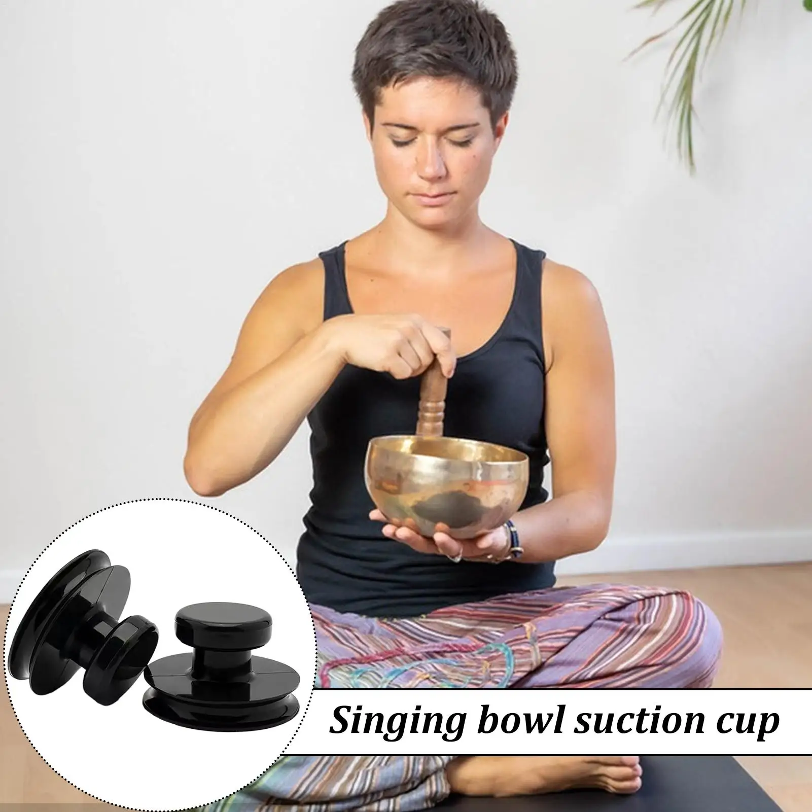 

Singing Bowl Stabilizer 2 Pieces Meditation Sound Bowl Stabilizer Suction Cups Stable Stand Zen Decor For Chakra Balancing