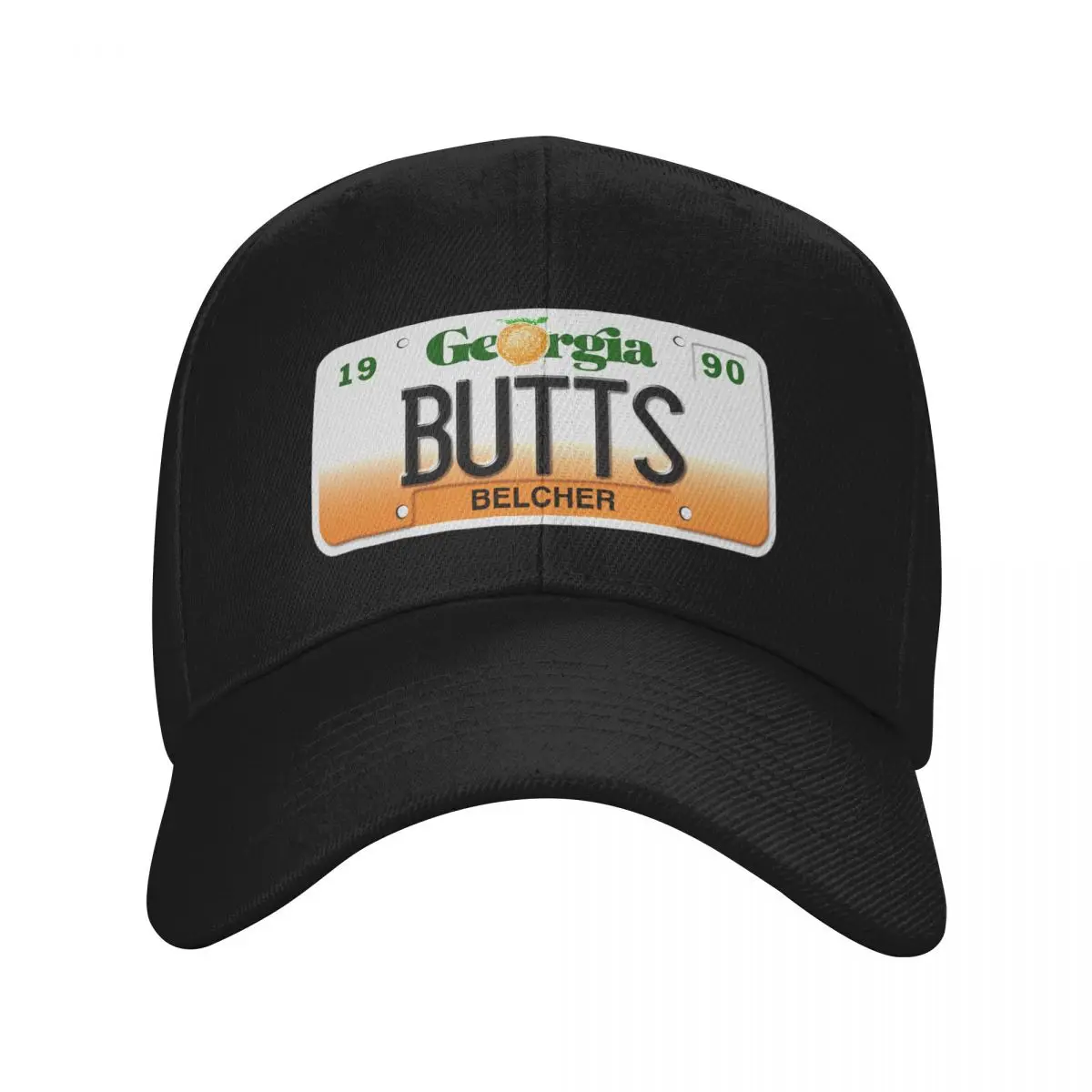 Georgia License Plate - BUTTS front Baseball Cap party Hat Bobble Hat Men's Women's