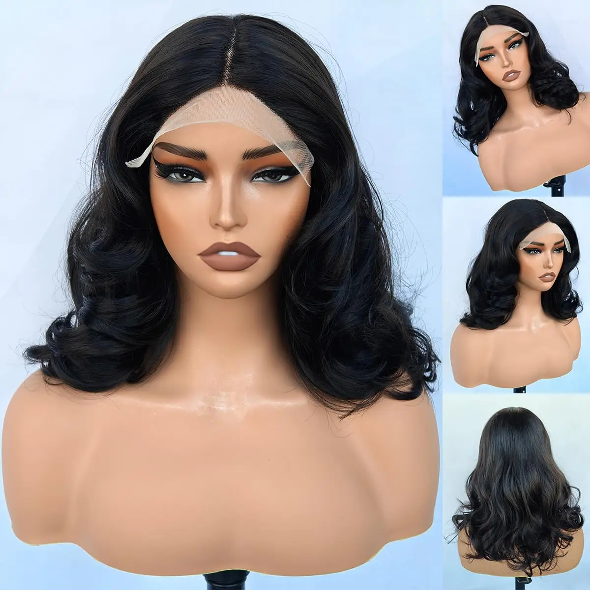 Rosabeauty Body Wave 13X6 HD Lace Frontal Wig 13X4 Front Human Hair 5X5 Closure Glueless Wig 250 Density For Women