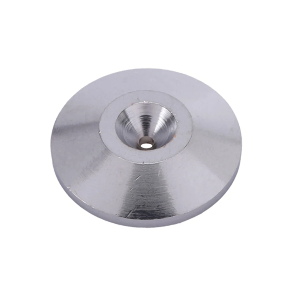 4 Pcs Speaker Pure Copper Spikes Pads HiFi Speaker Box Isolation Floor Stand Feet Cone Base Shoes Pad (Silver)