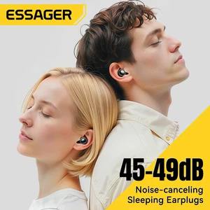 Essager Ear Plugs for Sleeping 49dB Noise Cancellin Reusable Silicone Earplug Hearing Protection for Concert Sleep Noise EarPlug