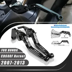 For Honda CB600F Hornet 2007-2013 CNC Clutch Lever Brake Lever Set Adjustable Folding Handle Levers Motorcycle Parts