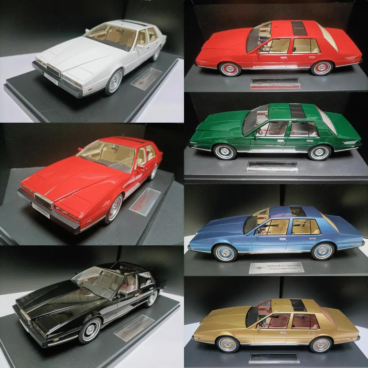 

PMC 1:18 Aston Lagonda 1986, имитация ограниченной серии, металлическая статическая модель автомобиля из смолы, игрушка в подарок