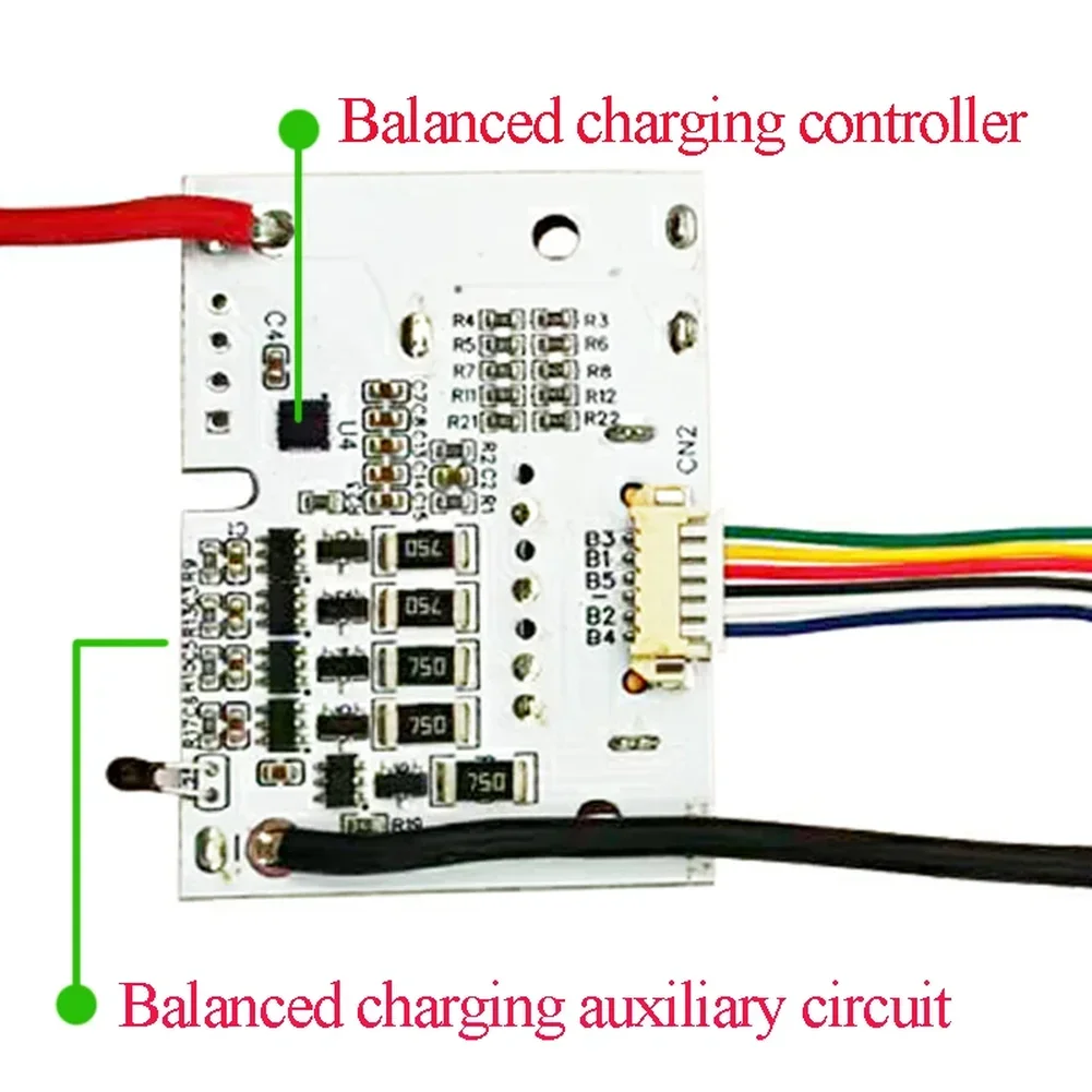 BL1890B And BL1815 18V Li-ion Battery Case 15-cell 18650-BSM Balance Charging Circuit Board With LED Button Label For Power Tool