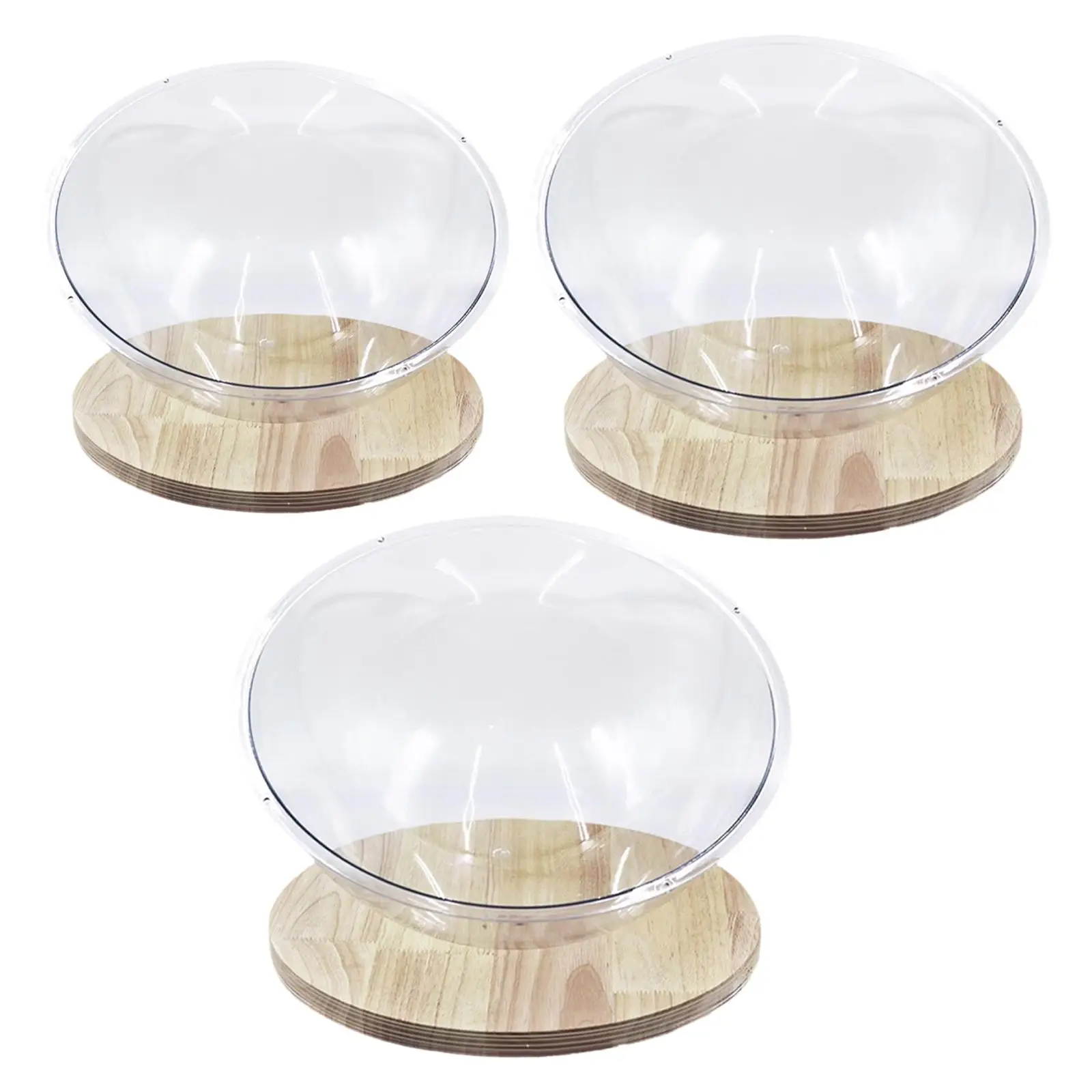 Clear Capsule Cat Bed Easy to Clean All Seasons Activity Centre Acrylic Semi Circular Bed Cat Condo Nest for Cat Kitty Kitten