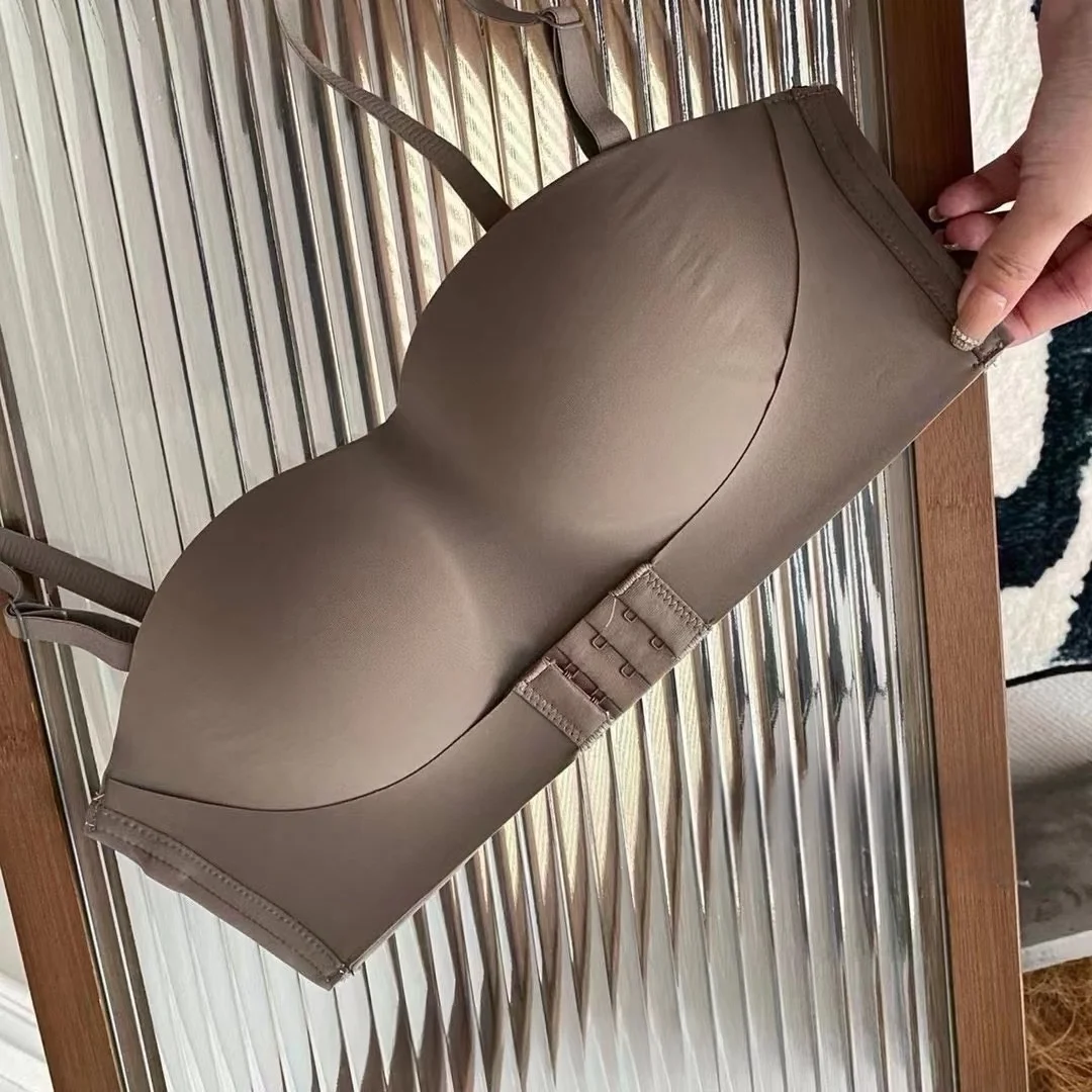 Seamless Strapless Push-Up Bras for Women