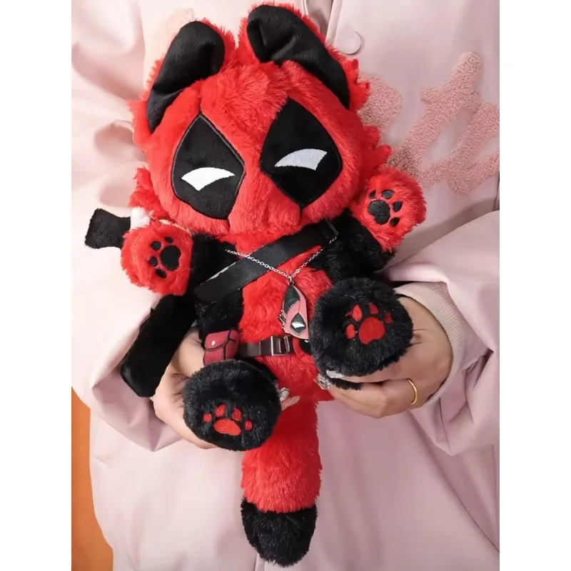 

Deadpools Cat Toy 30 см Хлопковая кукла Дэдпул Периферийные мягкие подушки Коллекция аниме Модель Кукла Игрушка для ребенка Подарок на день рождения