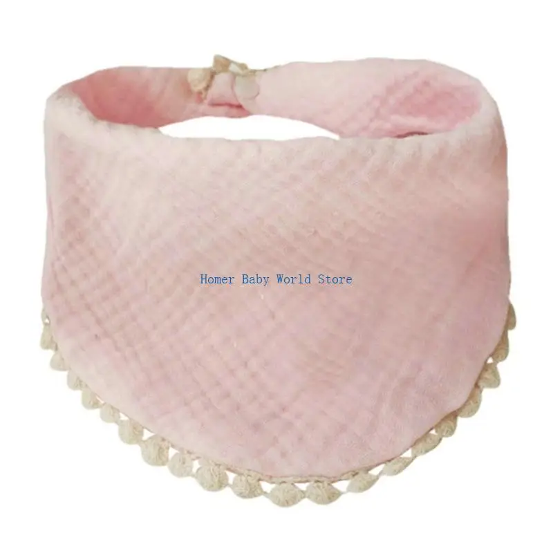 B2QD 1 قطعة من قماش التجشؤ لحديثي الولادة، منشفة ماصة للتجشؤ، تغذية الأولاد والبنات، باندانا #3