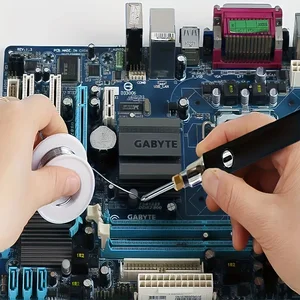 Tragbares elektrisches Schweiß -Eisen -Stift -Kit, Batterie -Schweißwerkzeugkit, 510 Gewindewärmespitzen, 650 Reparaturwerkzeug für elektronisches Schweiß, 1100 mah 10 Hauptumsatzbatterien 510 - №6