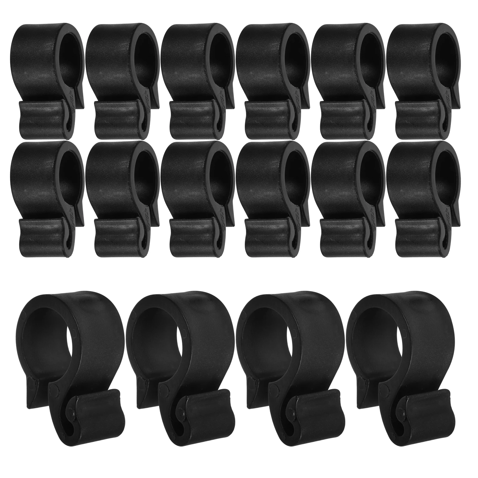 

50pcs Irrigation Hose Clamps Plastic Tube Clips Garden Greenhouse Drip Irrigation Fixing Clamp Hook Stable Hold Easy