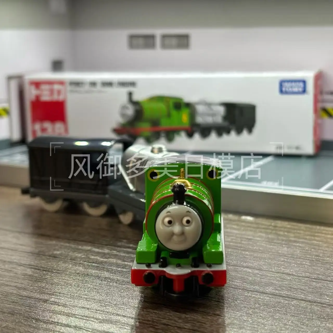 Tomica Long Type No.138 Percy The Tank Motor Train Takara Tomy modelo Kit figura juguetes fundidos a presión para niños