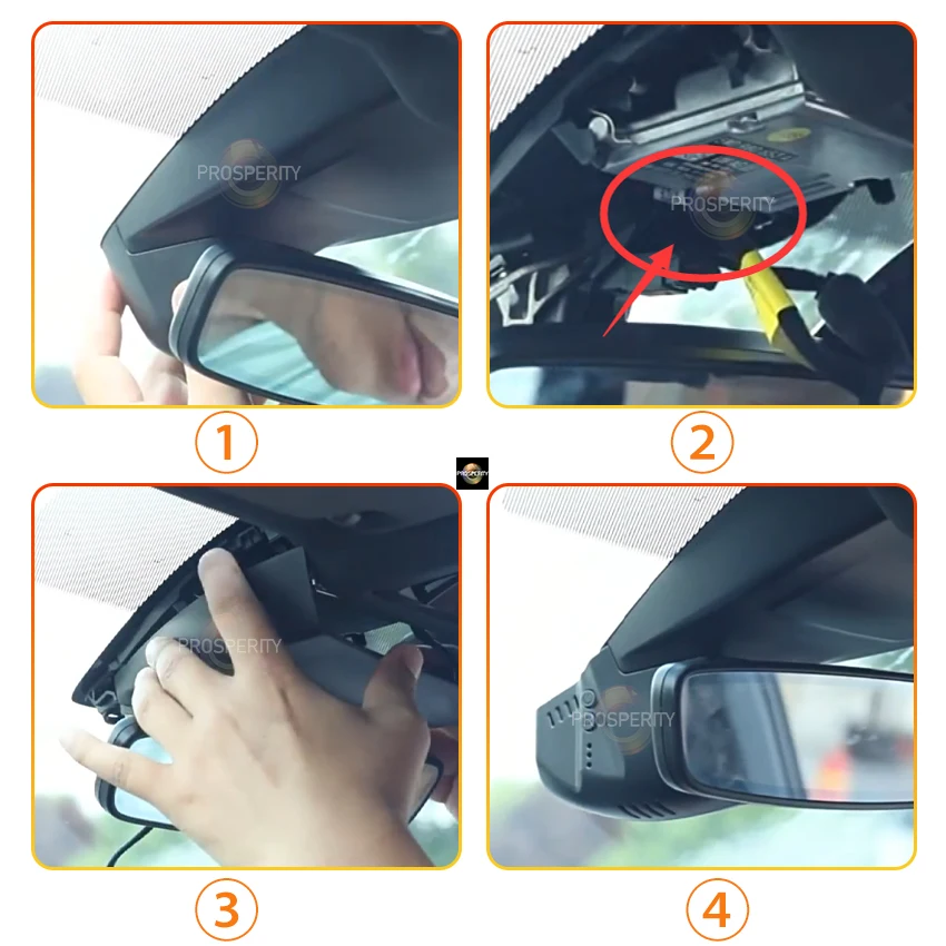Easy Installation Dash Cam Car Dvr Camera For Volkswagen VW taigo Passat Alltrack B8 Para SEAT Ateca 2015-2023,Dashcam 4K 2160P