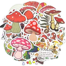 10/30/50Pcs Cartoon Mushroom Waterproof Graffiti Sticker Decorative Luggage Cup Laptop Phone Skateboard Guitar Scrapbook Sticker