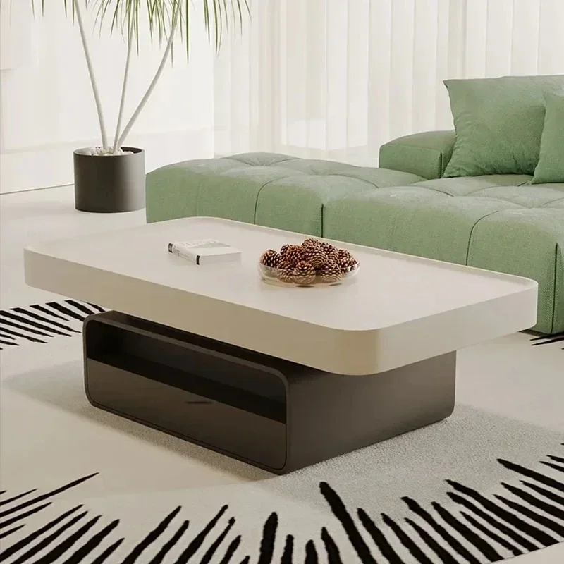 

Square Minimalist Coffee Tables Glamour Nordic White Unique Coffee Tables Simple Aesthetic Design Stolik Kawowy Home Furniture