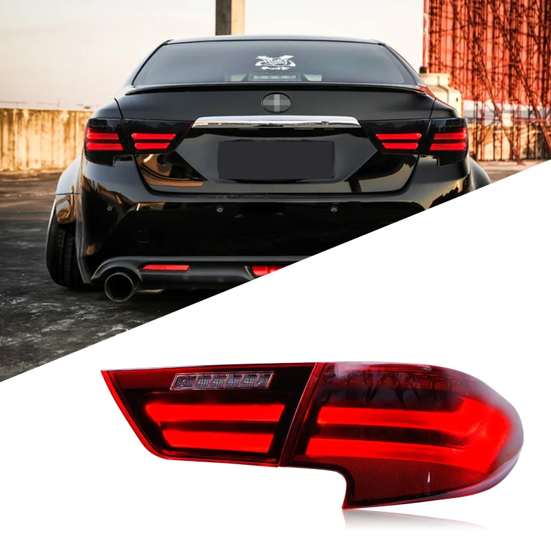 Wholesales CAR LED Tail Light For Toyota Reiz 2014-2017 Brake lights Turn Signal Reversing Light