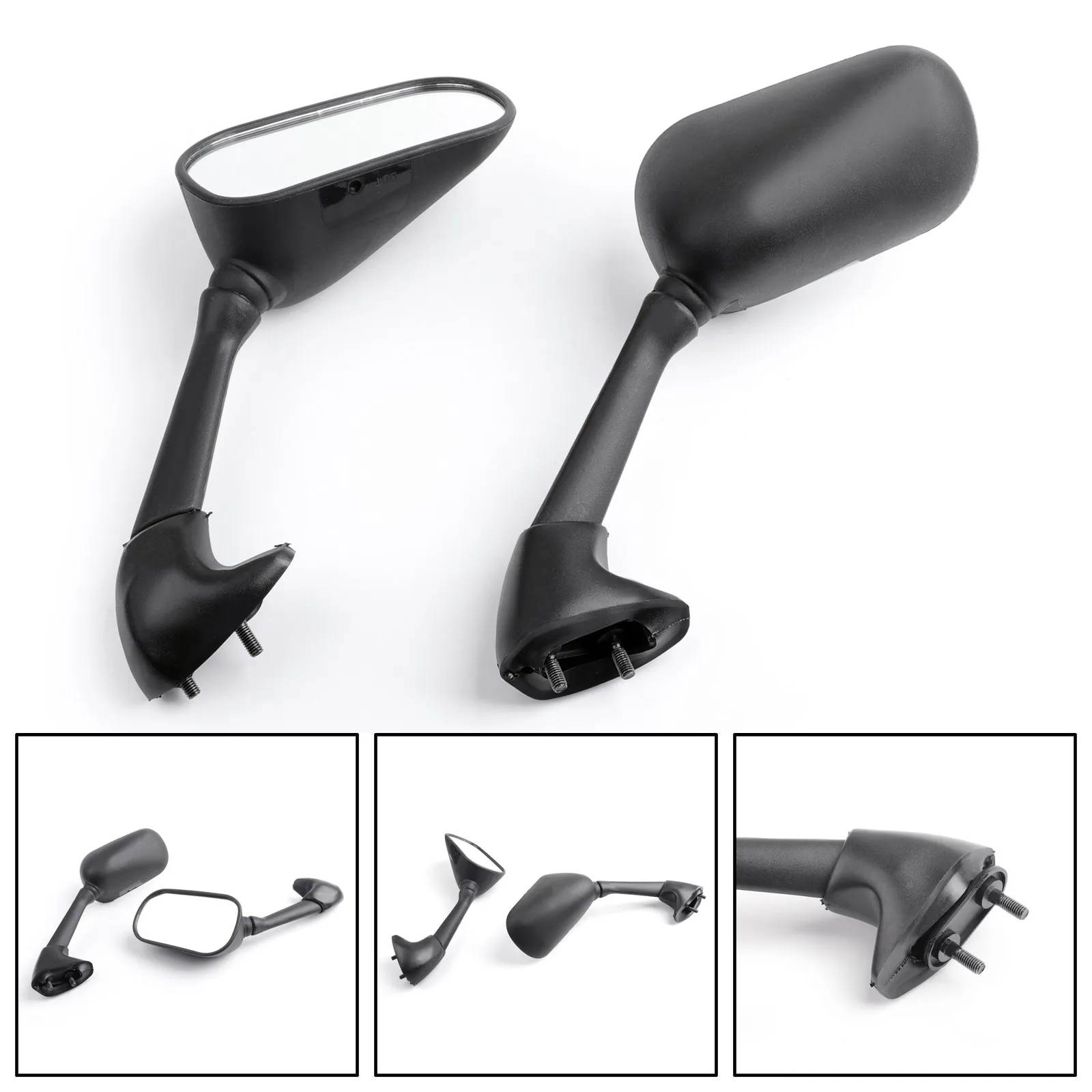

Artudatech Mirrors For Yamaha YZF 600 R6 2003-2005 YZF R6S 2006-2008 Black 2004 2007