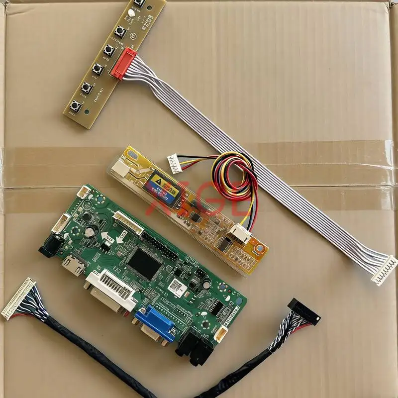 

Комплект для самостоятельной сборки контроллера матрицы LP141WX1 QD14TL02 QD14TL01 LP141WX3 с HDMI+DVI+VGA, 1280x800, 1-CCFL LVDS, 30-контактный, 1280*800