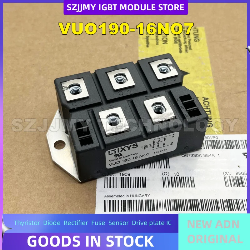 

VUO190-08NO7 VUO190-16NO7 VUO190-08N07 VUO190-12NO7 VUO190-14NO7 NEW ORIGINAL IGBT Module IN STOCK