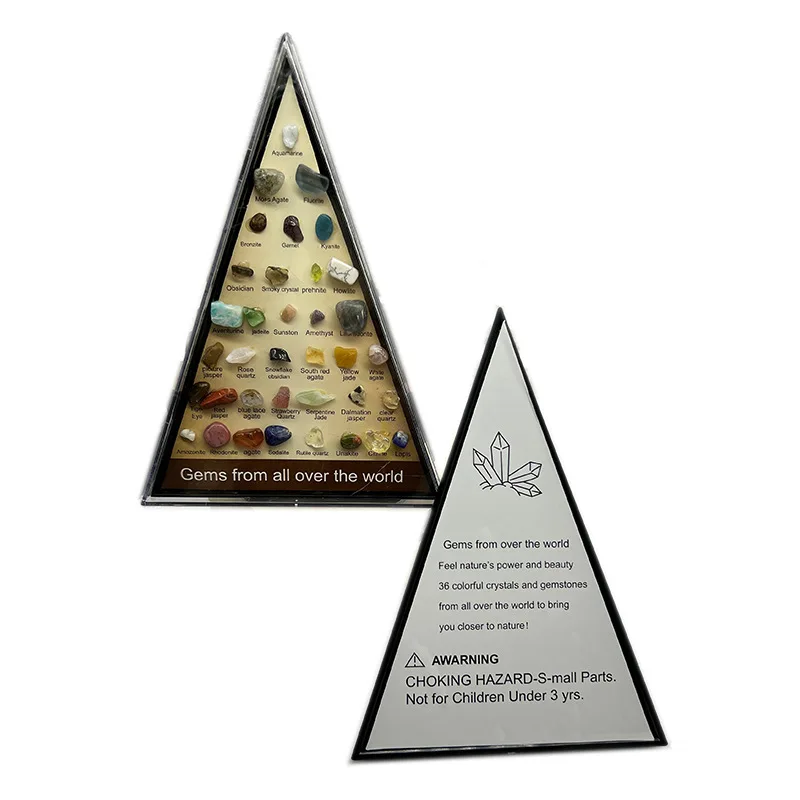 أحجار كريمة عقيق كريستال طبيعية ، 36 عينة خام ، مجموعة ثلاثية ، صخور معدنية ، تلميع ، مواد تعليمية جيولوجية