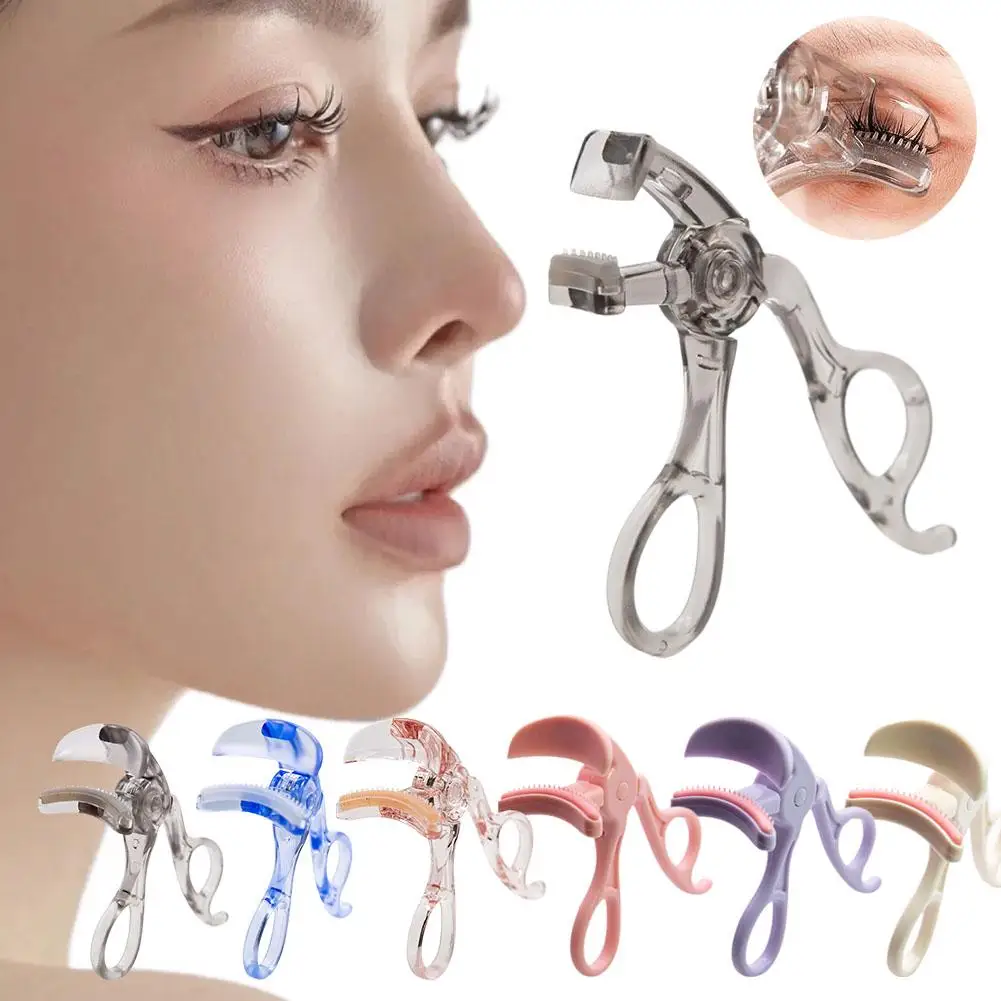 Portable Wide-Angle Eyelash Curler with One-Clip Curling Comb - Easy-to-Use Tool for Enlarging and Styling Lashes