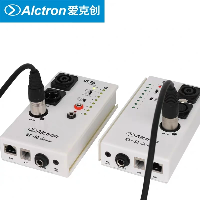 Alctron CT-8 multi-purpose audio cable tester, test for diversity cable if they are in good conduction or not