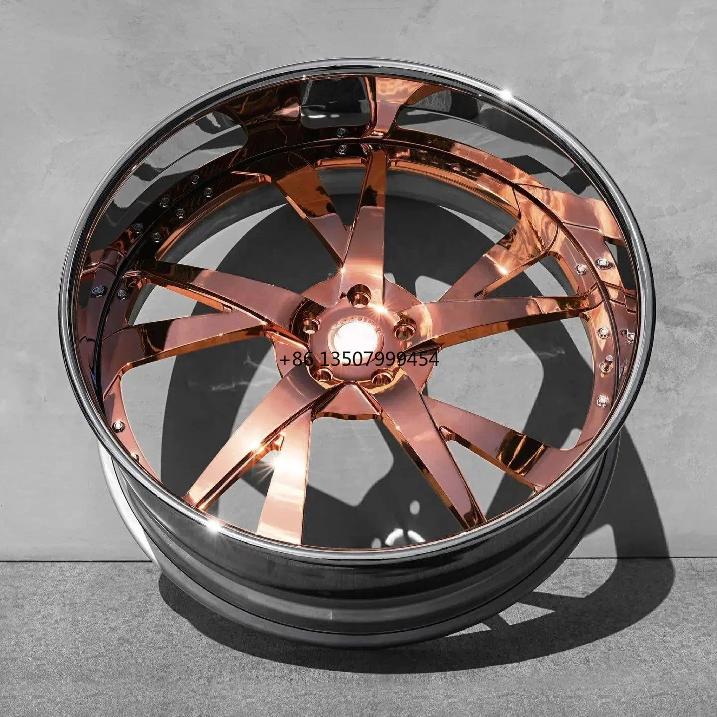 

26 Inch Chrome Rose Golg Aluminum Wheels Forged for Nismo V1 Q50 G37 Rims Sport Style with 25mm/30mm/20mm ET 98mm/100mm PCD"