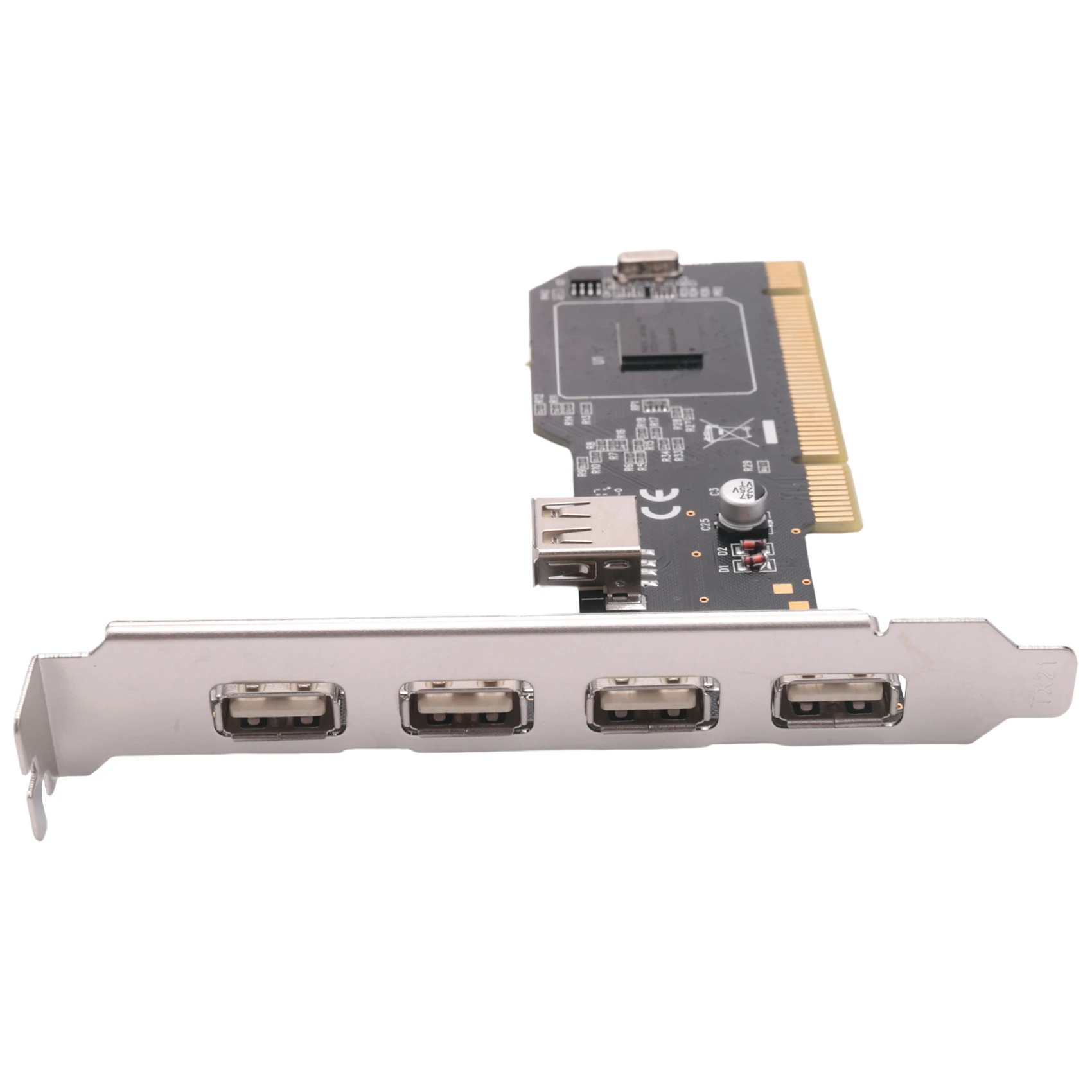 AC57-PCI To USB2.0 Expansion Card Desktop PCI To 5 USB2.0 480Mbp HUB NEC Chip Expansion Adapter Card