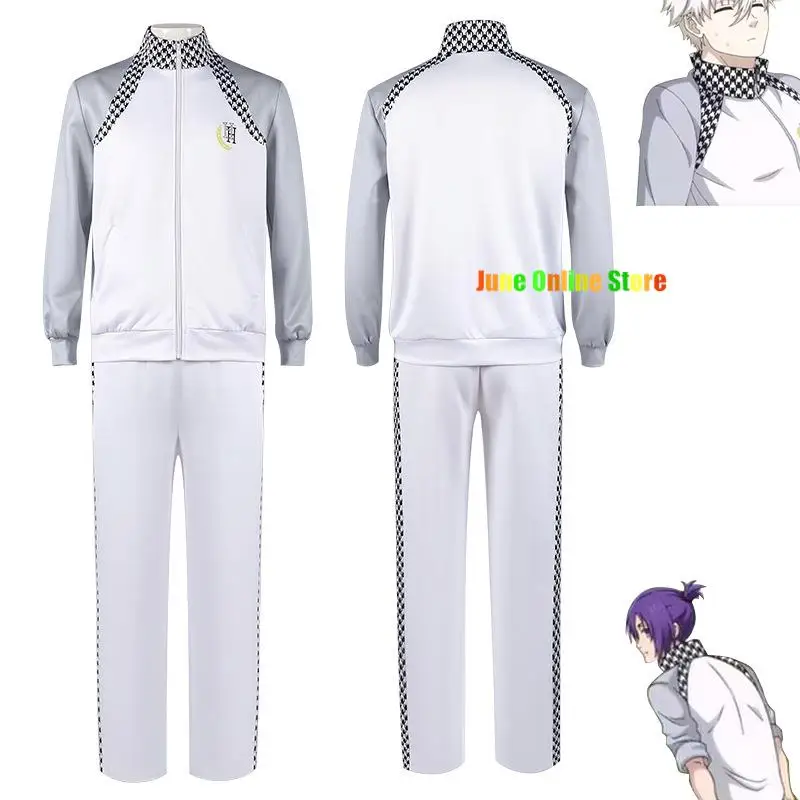 

New Arrival Reo Mikage Gym Suit Anime Blue Lock Cosplay Seishiro Nagi White Uniform Sportwear Sweater Pants Men JerseySuit