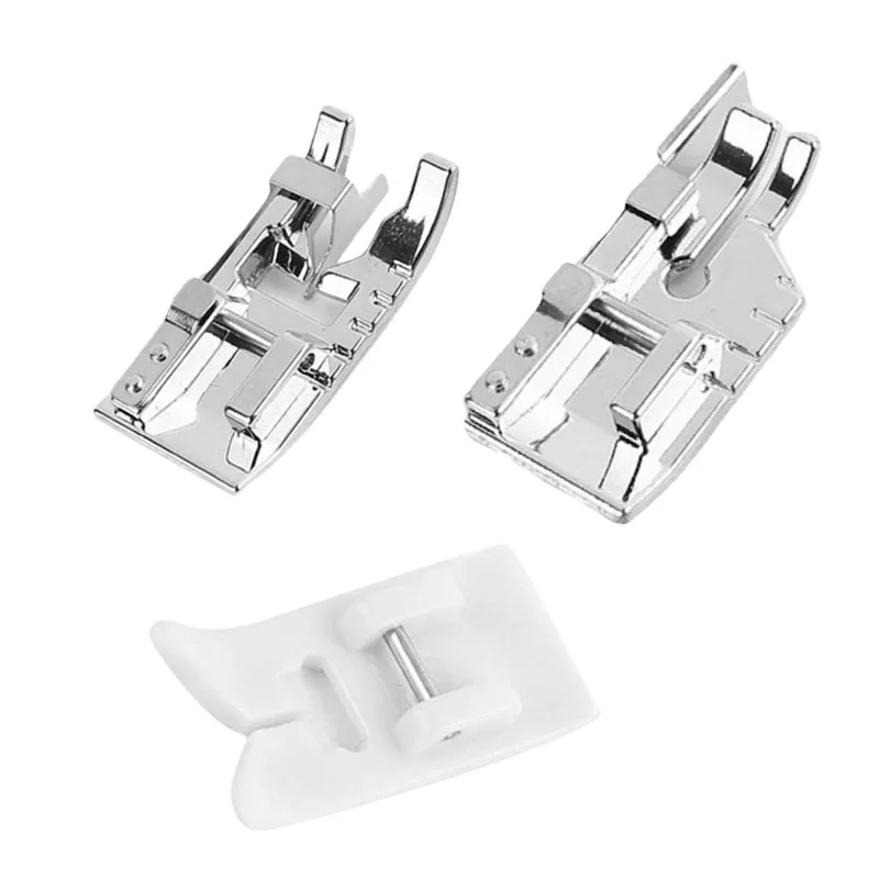 3pcs 1/4 inch Quilting Patchwork Presser Foot, Stitch in Ditch Foot and Non-Stick Zigzag foot For Brother Singer Sewing Machine