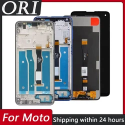 100%Tested AMOLED Screen For Motorola Moto G Power 2020 2021 2022 Display Touch Screen Digitizer Assembly Replacement WithFrame