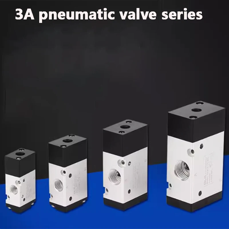 3 Way 2 Positions 1/4 Inch Pneumatic valve 3A210-08-NC normally closed 3A110-06NO normally open 3A310-10 3A410