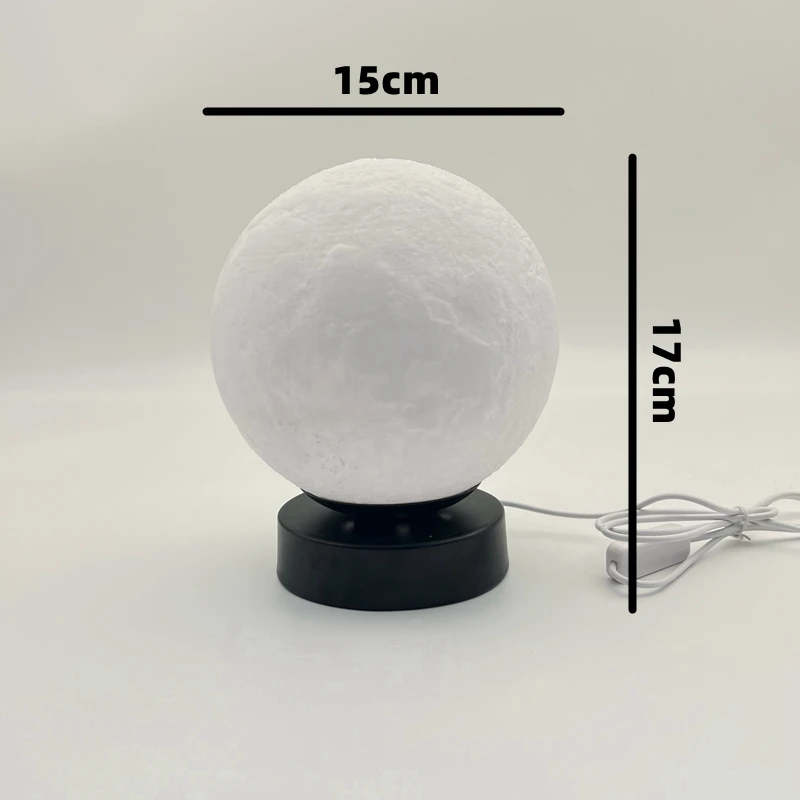 Rechargeable Moon Ambient Light Ins Creative Gift Bedroom Desk Bedside Sleep Night Light