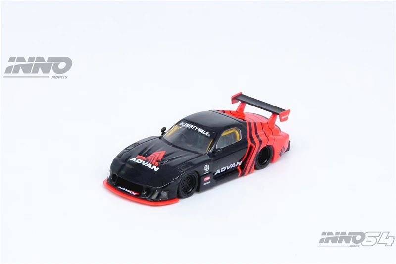 

**Pre-Order** INNO 1:64 LBWK RX7 (FD3S) LB-SUPER SILHOUETTE ADVAN LIVERY Diecast Model Car