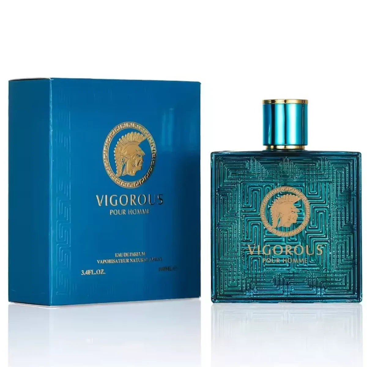Perfume para Hombre VIGOROUS, Ideal para Hombres que Buscan una Fragancia Limpia y Refrescante para Actividades Diarias, Reuniones de Negocios o Uso Cotidiano con un Toque de Modernidad, en un Frasco de 100ml.