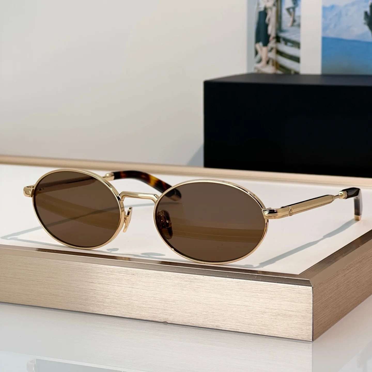 

MAY THE BOULEVARD I 54-19 Top Quality Mens Sunglasses for Women Classic Punk Luxury Acetate UV400 Designer Sunglasses with box